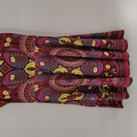 Aryeh Dress Multicolor Print Size Large Stretch Knee Length Sleeveless - Picture 3 of 7